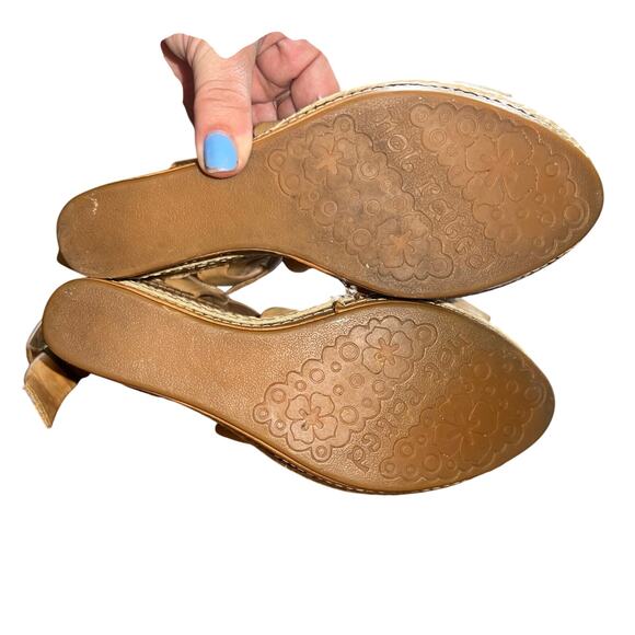 Tan Not Rated Women's Dream To Live Wedge Sandal Size 8.5 - Picture 9 of 13